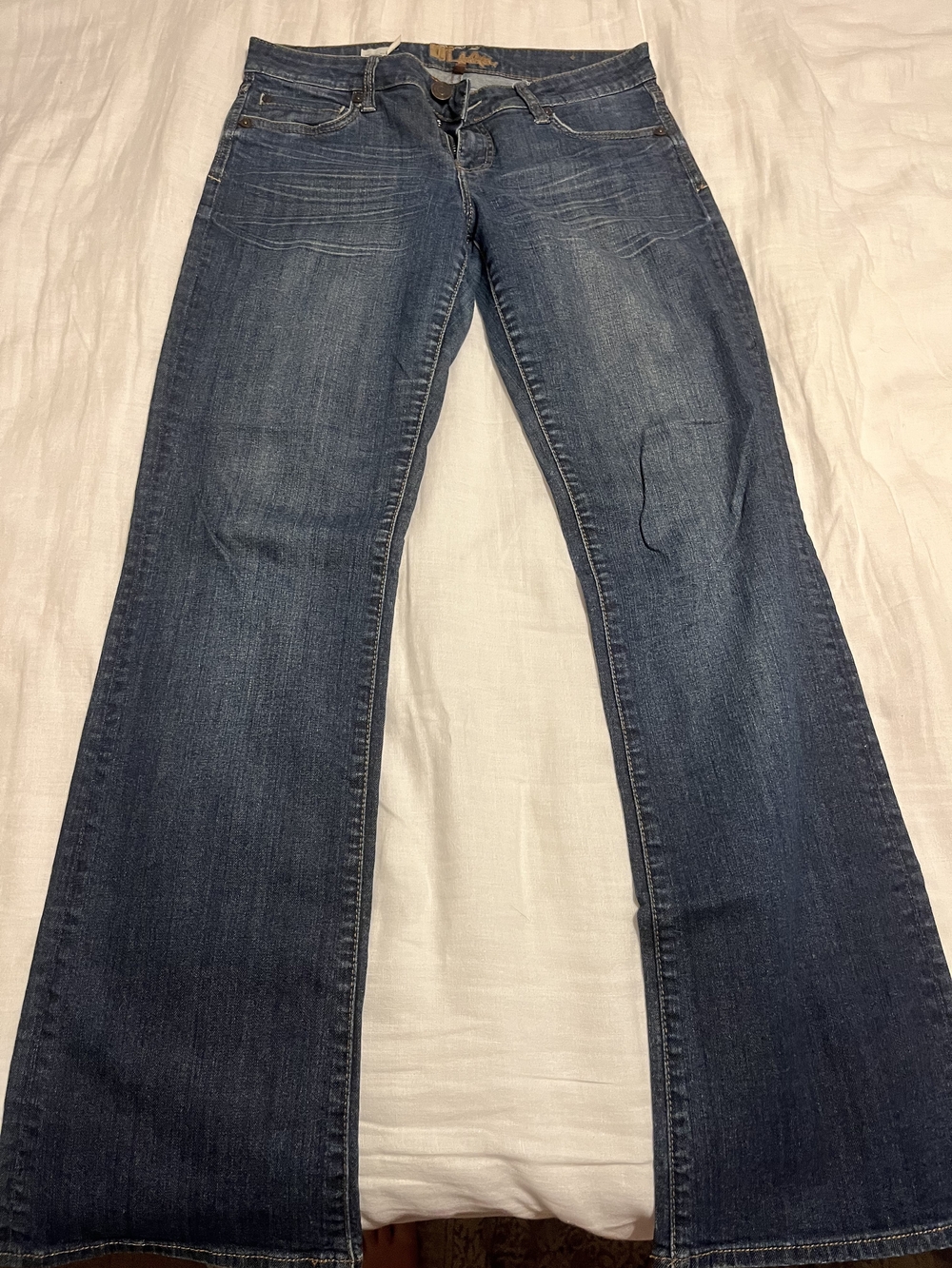KUT from the Kloth Natalie High Rise Bootcut Jeans Blue